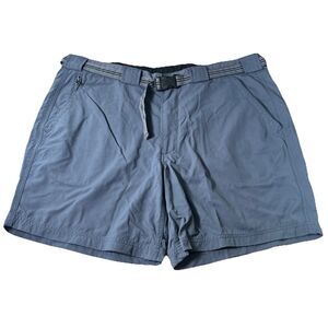 Duluth Trading Dry On The Fly 7” Cargo Shorts Men’s 2XL Blue Nylon Hiking